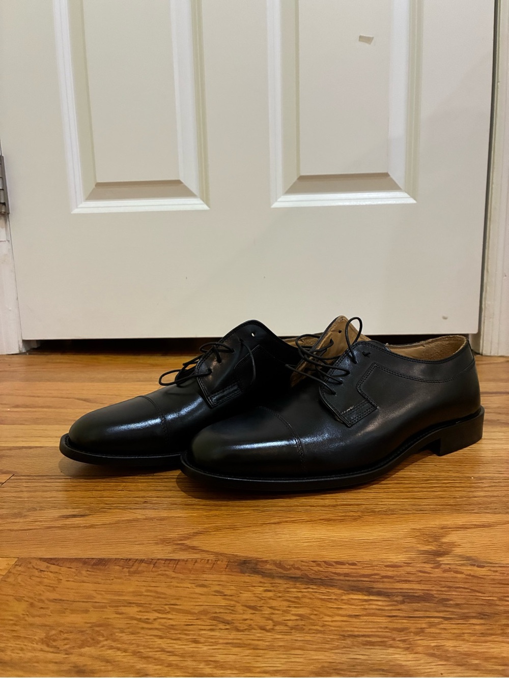 Bostonian Crown Windsor Black Leather Men's Dress Shoes